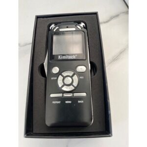 Kimitech 8GB Multifunction Voice Recorder Digital Audio Recorder with Microphone